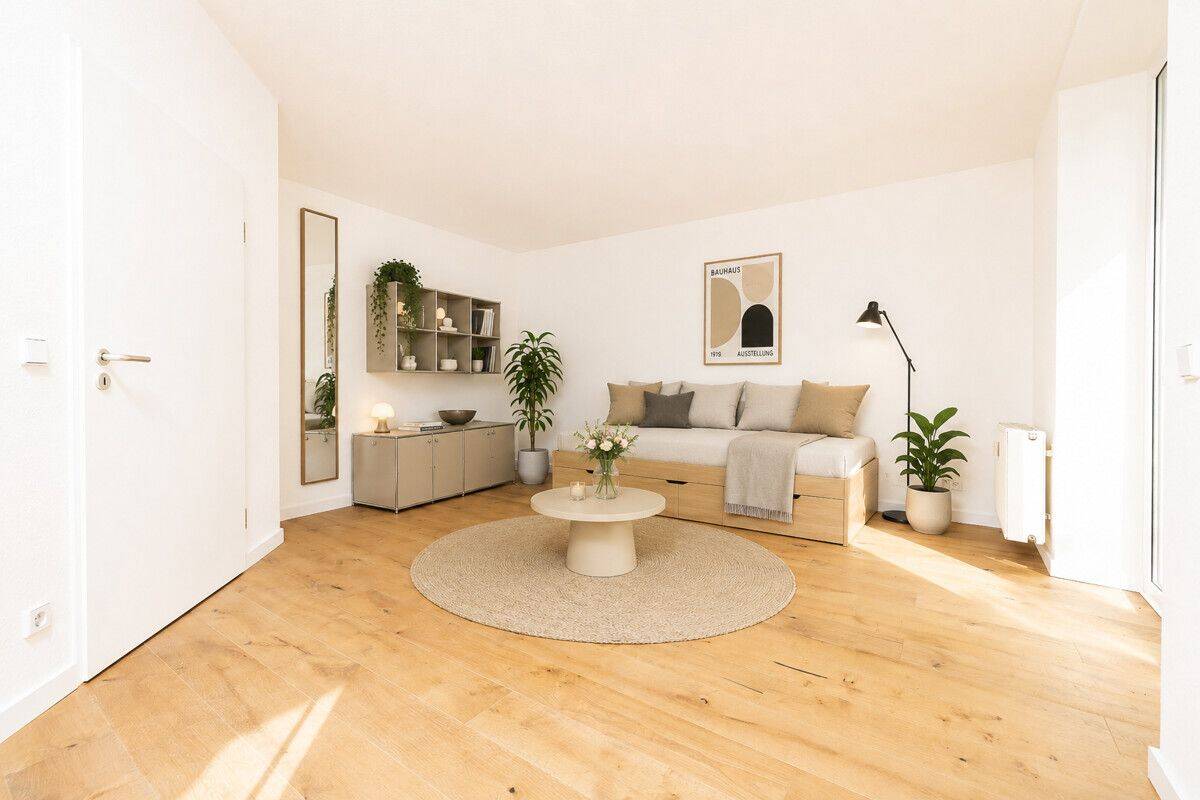 Wohnglück auf kompaktem Raum - frisch renoviert, barrierearm und mit Balkon! Aufzug & ruhige Lage!