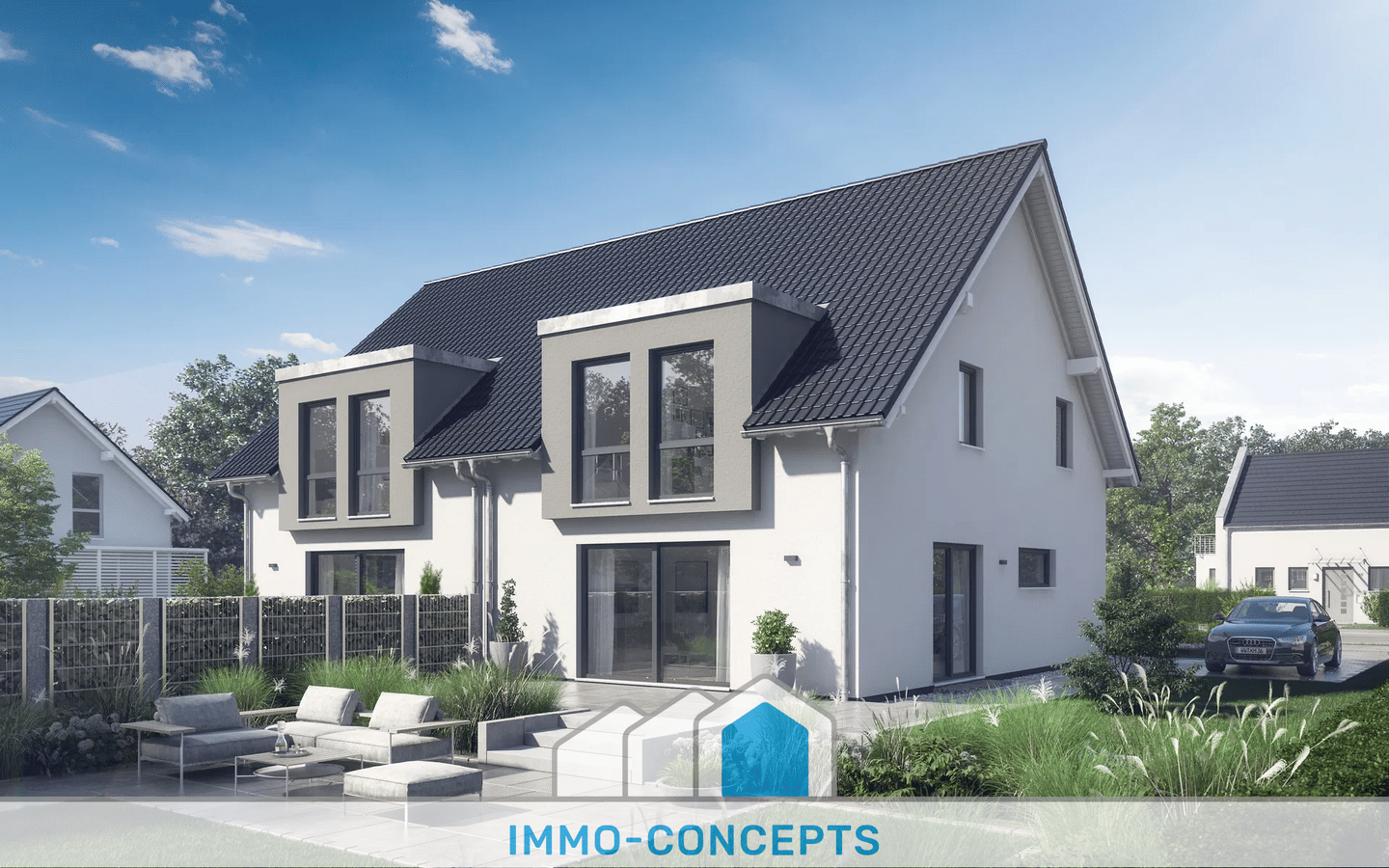 Doppelhaushälfte-Neubau nach Ihren Vorstellungen - nachhaltig, komfortabel und zeitgemäß – Halstenbek – Bild 1 von 8