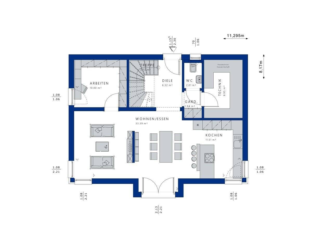 Ihre Gelegenheit zum eigenen Haus inkl. Grundstück – Wardenburg – Vorschaubild 2