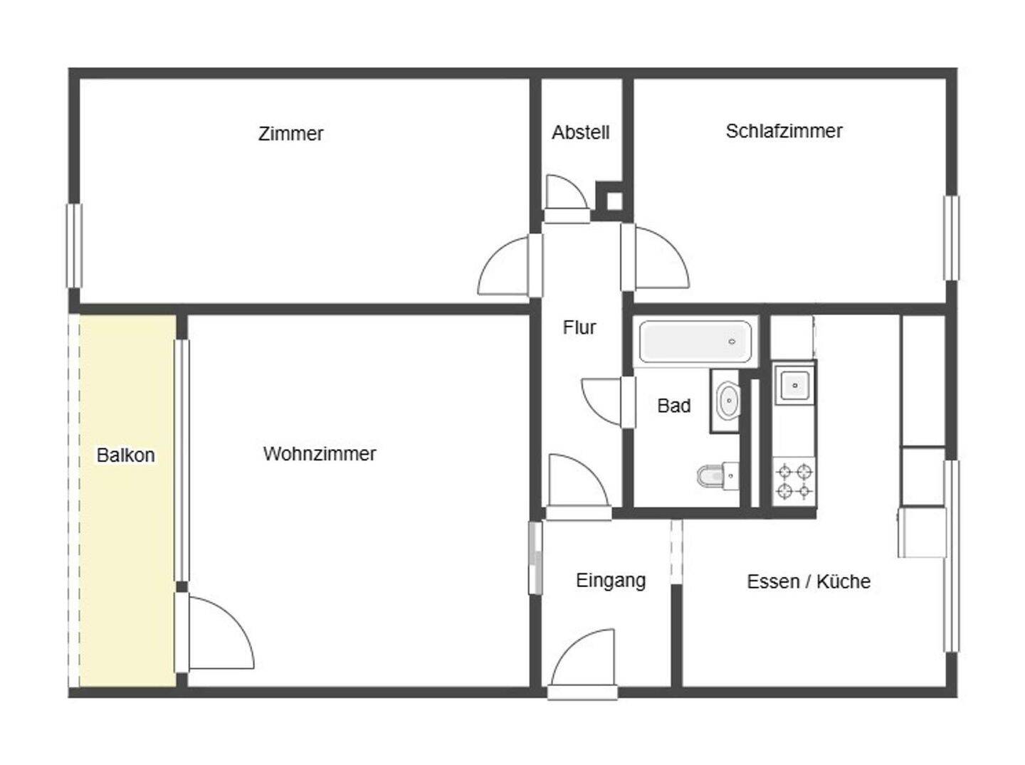 3-Zimmer- Wohnung mit Erbbaurecht – Mannheim – Vorschaubild 8