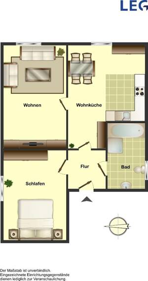 2-Zimmer-Wohnung in Neubeckum