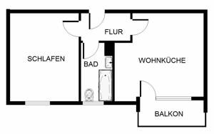 Singlewohnung nahe zur Innenstadt, jetzt zugreifen – 44793 Bochum – Vorschaubild 3