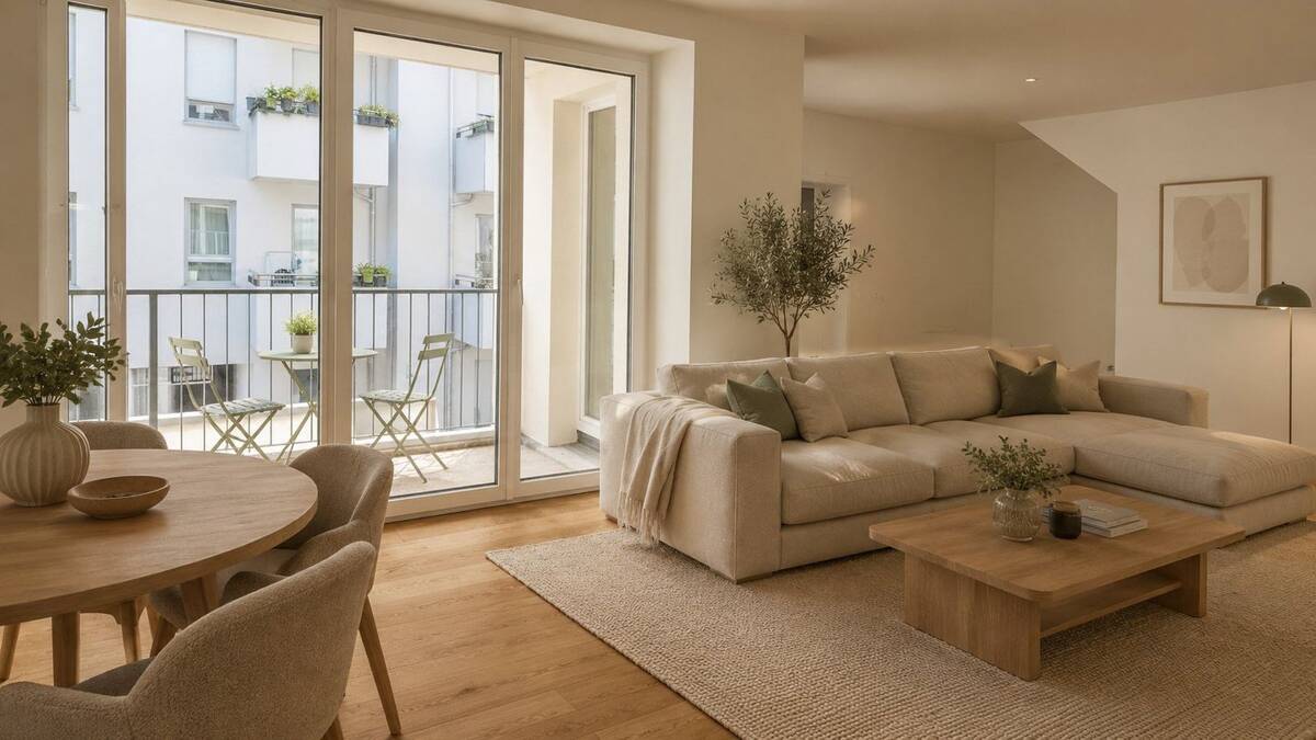 Charmante 2,5-Zimmer-Wohnung im ruhigen Rückgebäude (Erstbezug nach Kernsanierung) – 80339 München – Bild 1 von 9