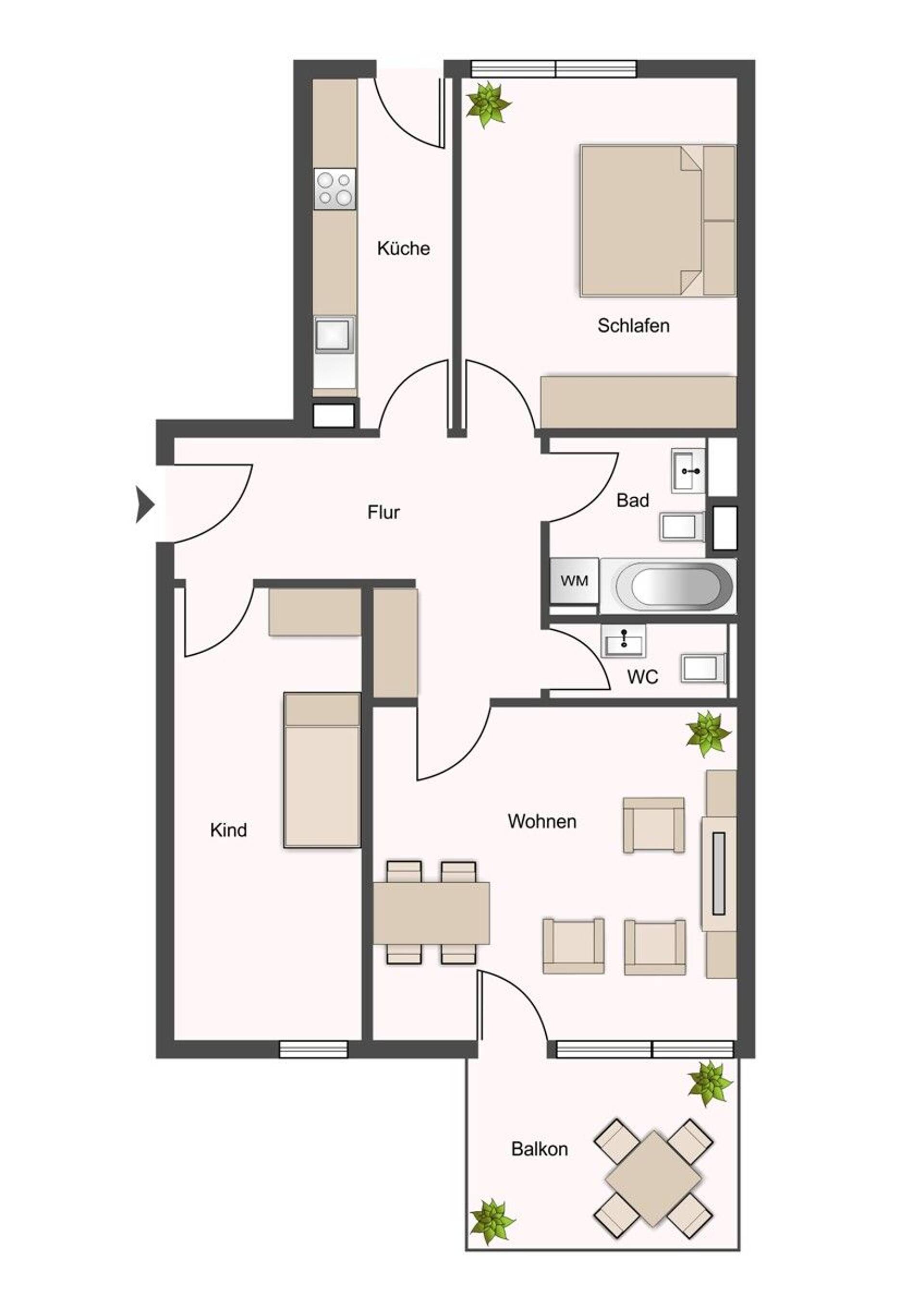 Etagenwohnung in 69115 Heidelberg mit 80,79 m² kaufen