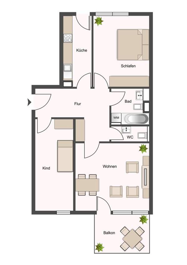 Etagenwohnung in 69115 Heidelberg mit 80,79 m² kaufen