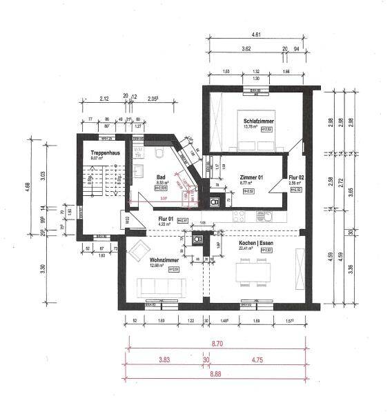 Bezugsfrei werdendes, modernisiertes Dreifamilienhaus in Radolfzell – Radolfzell am Bodensee – Vorschaubild 6