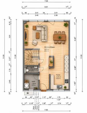 Familienglück in Frankfurt - Projektiertes Reihenmittelhaus inkl. Grundstück – 60388 Frankfurt am Main – Vorschaubild 8