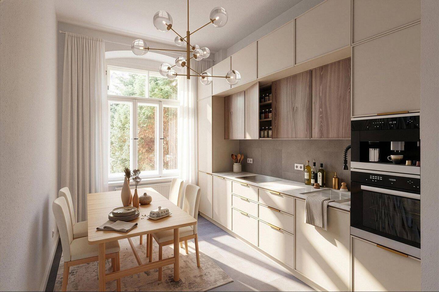 Elegante Altbauwohnung im Waldstraßenviertel - Erstbezug nach Sanierung - Provisionsfrei