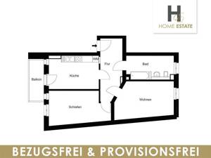 Ihr neues Zuhause - 2 Zimmer, Balkon, provisionsfrei! – 4155 Leipzig – Vorschaubild 2