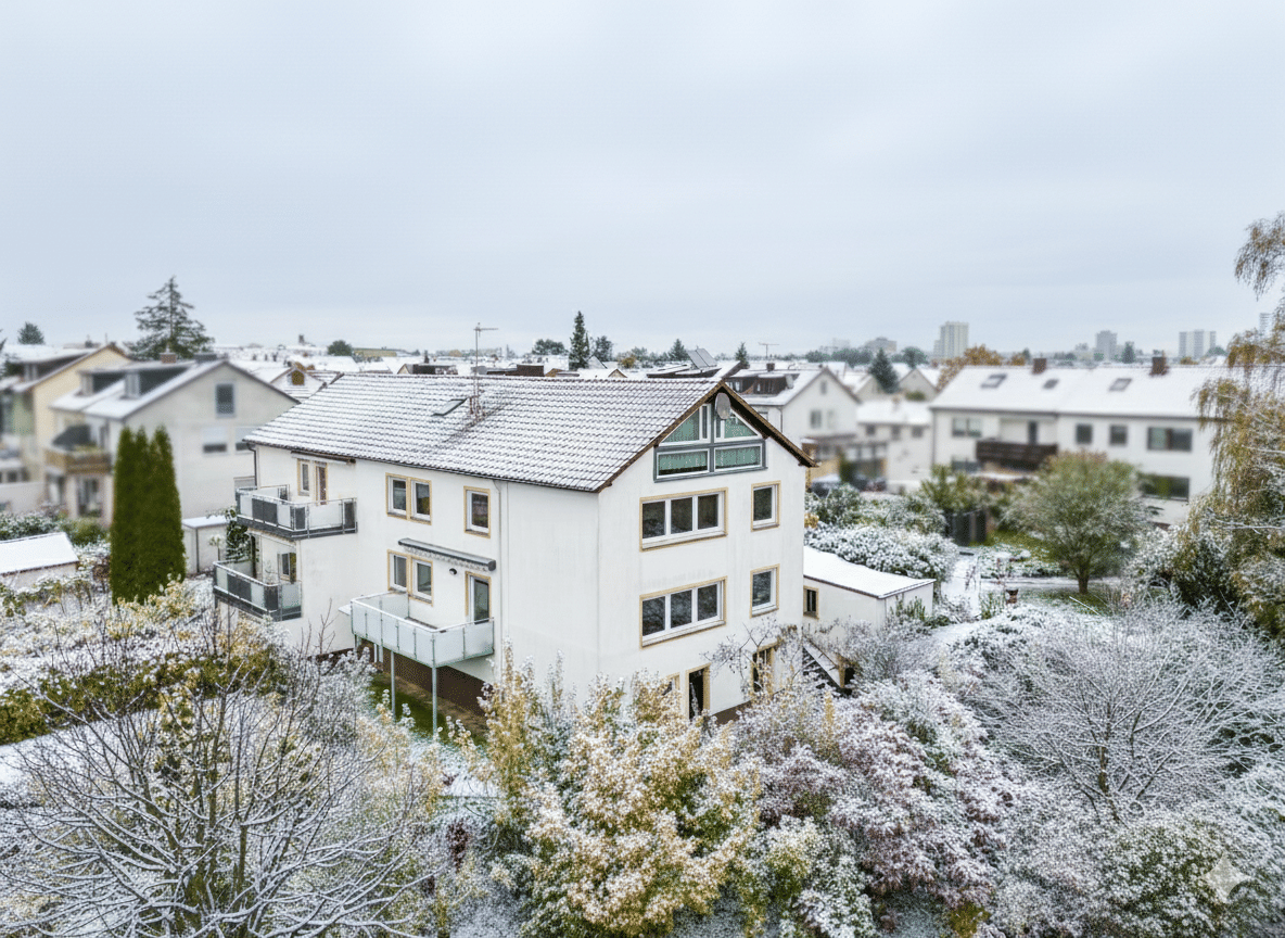 Wohnen & Arbeiten mit unverbaubarem Naturblick - Zweifamilienhaus mit Halle – Erlangen – Bild 1 von 3