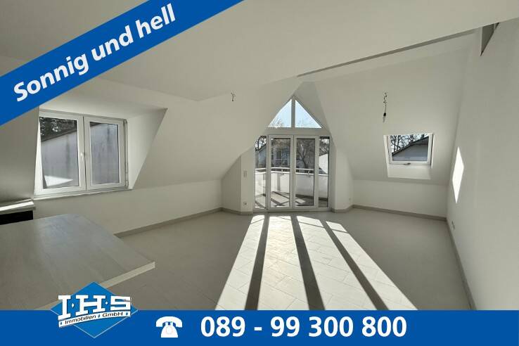 Exklusive 3-Zimmer-Wohnung mit Galerie in ruhiger Lage - Am Hachinger Bach