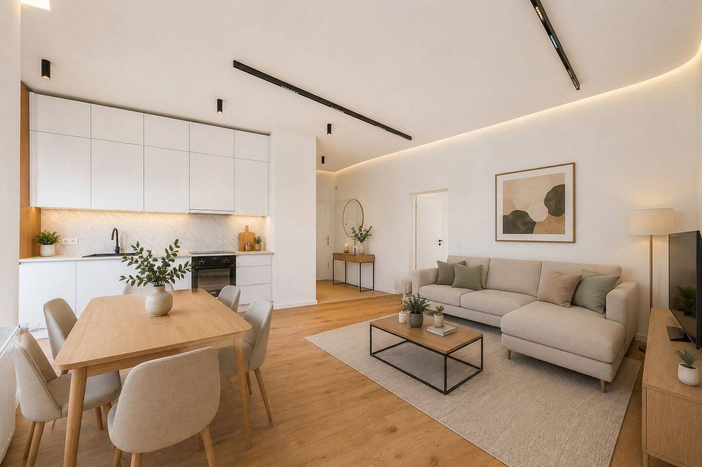 bezugsfertig mit Einbauküche 2-Zimmer-Wohnung -provisionsfrei