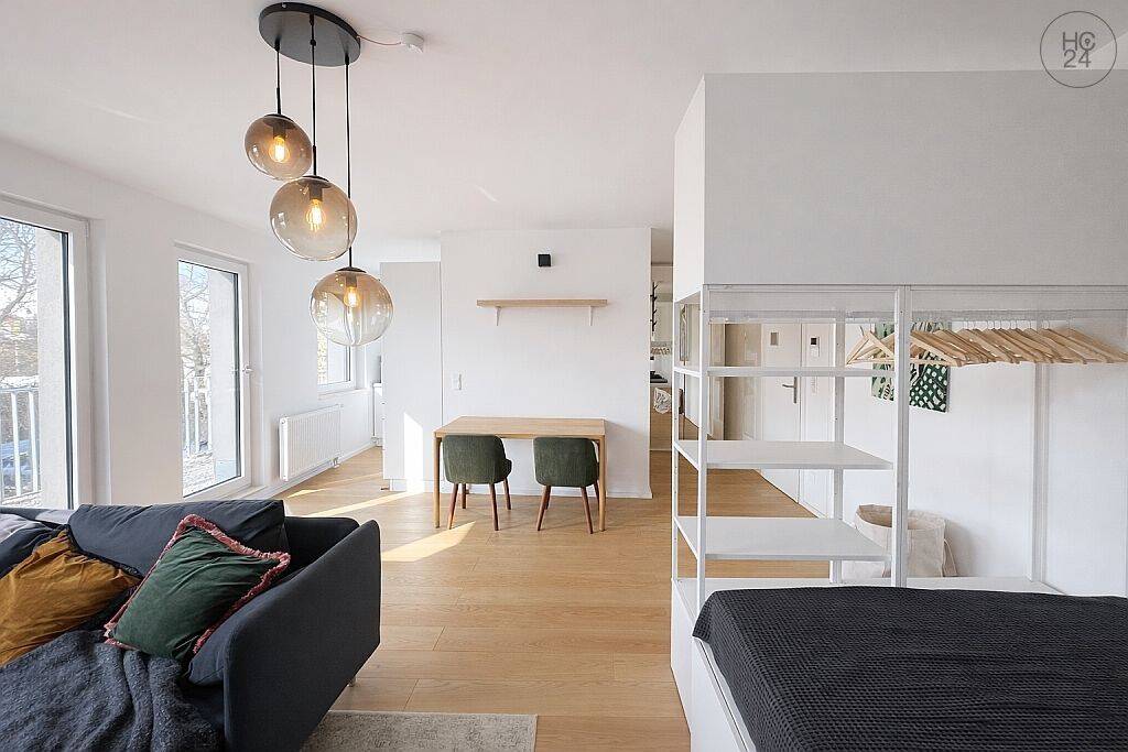 Exklusiv möbliertes 1-Zimmer-Apartment mit WLAN und Balkon in St.-Johannis – Nürnberg – Vorschaubild 7