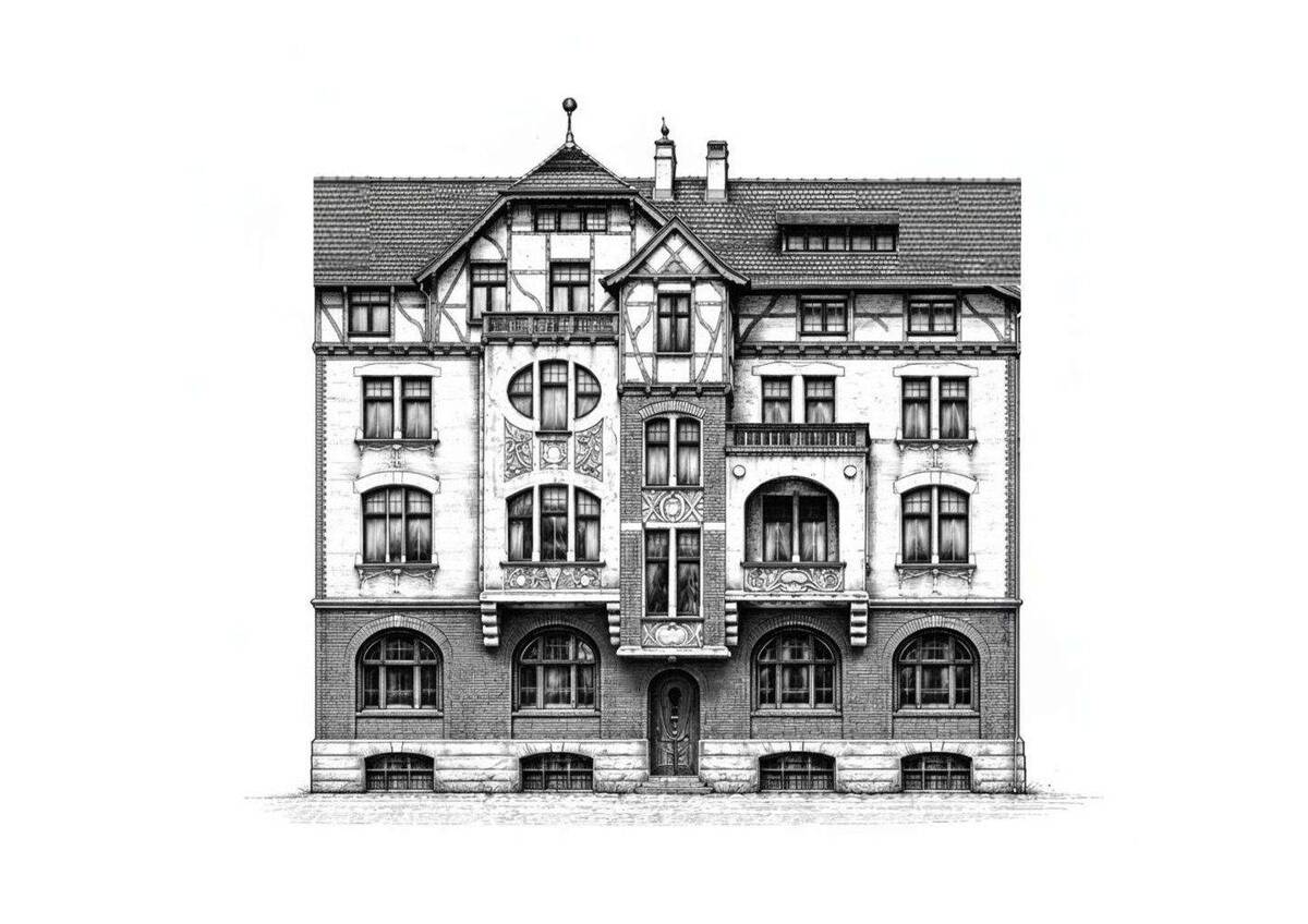 Denkmalgeschütztes Mehrfamilienhaus im Jugendstil in Top Lage – 40477 Düsseldorf – Bild 1 von 9