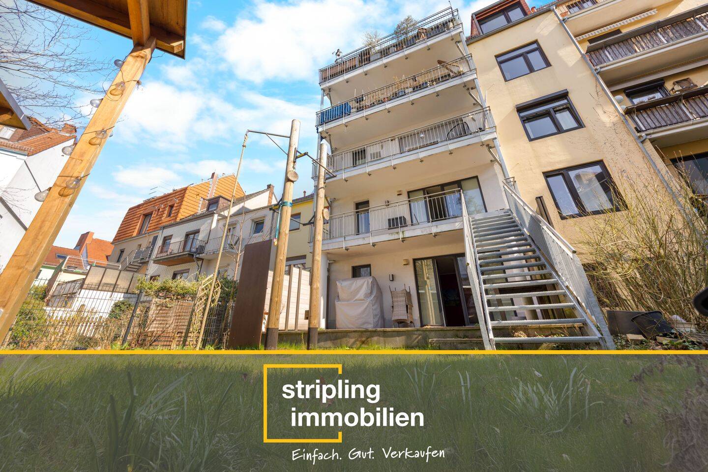 Bremen - Findorff | Neuwertige Maisonette-Wohnung mit grünem Rückzugsort