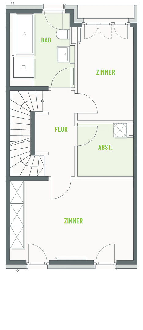 Moderner Reihenhaus mit 5 Zimmern im Landwehrviertel - mit Garten und Dachterrasse – Osnabrück – Vorschaubild 8