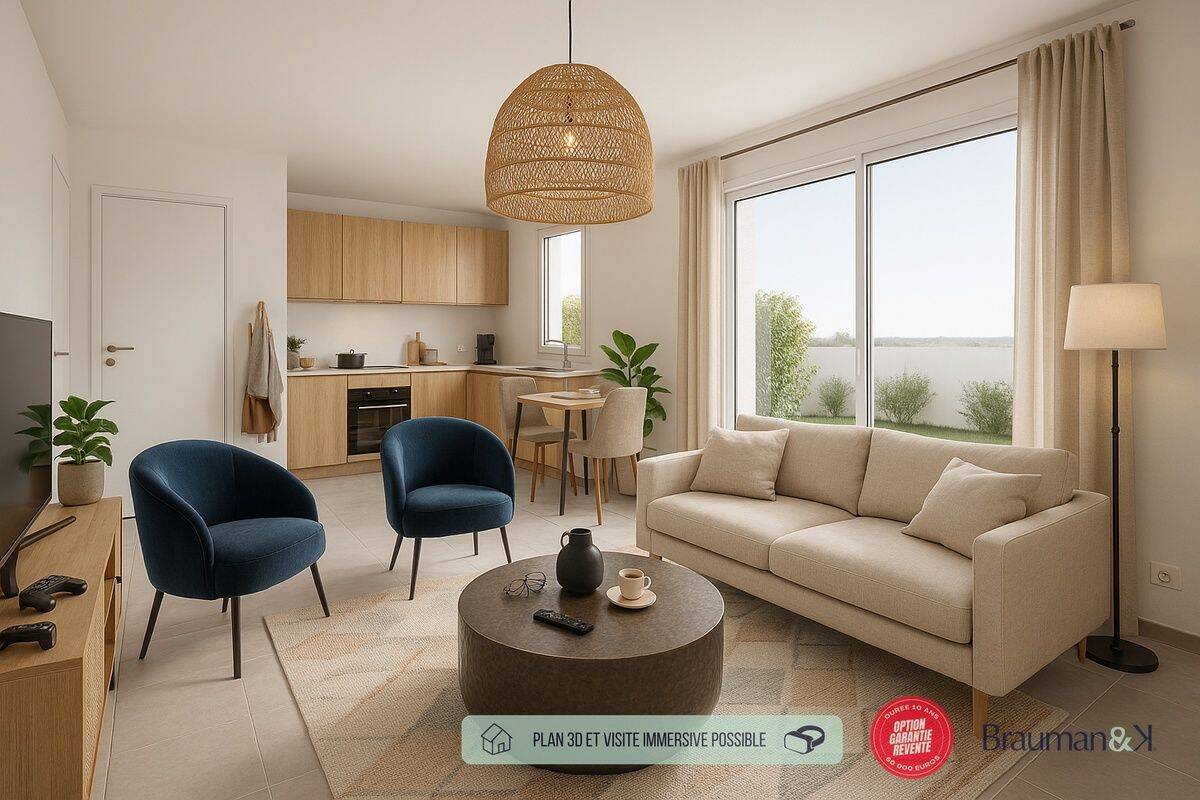 Appartement 2 pièces 41 m² · à Aubervilliers · 41 m² · 258 000 €