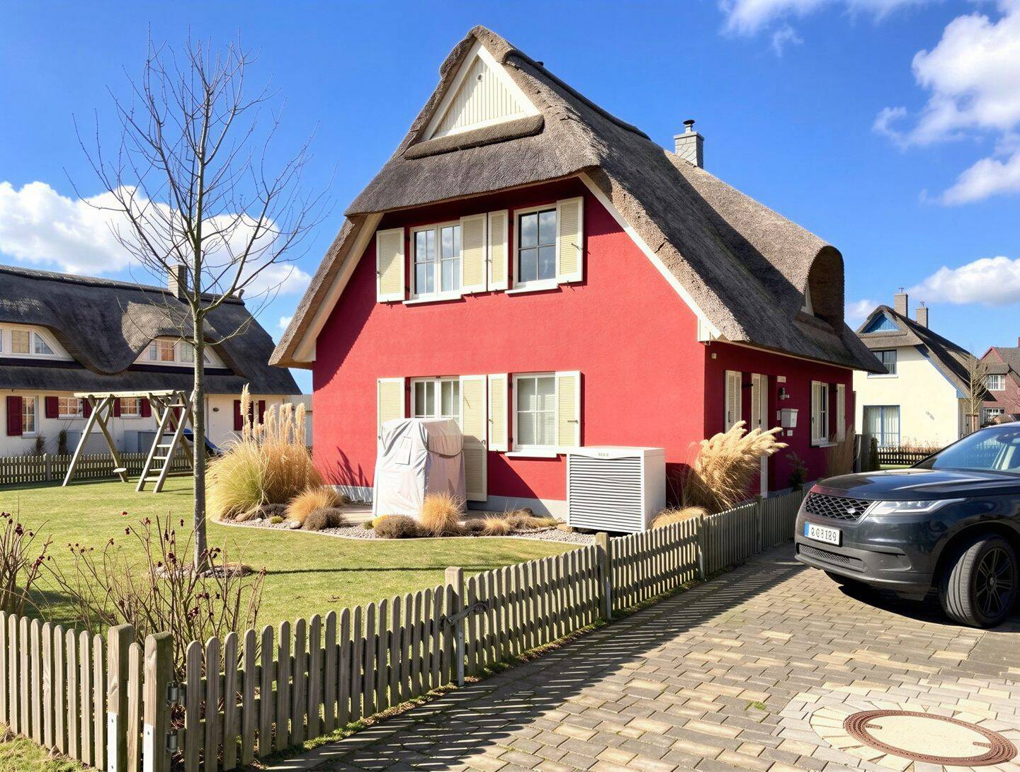 Voll möbliertes großes Reetdach-Ferienhaus Wellnessoase in Ostseenähe & guter Vermietungsauslastung – Zierow – Vorschaubild 7