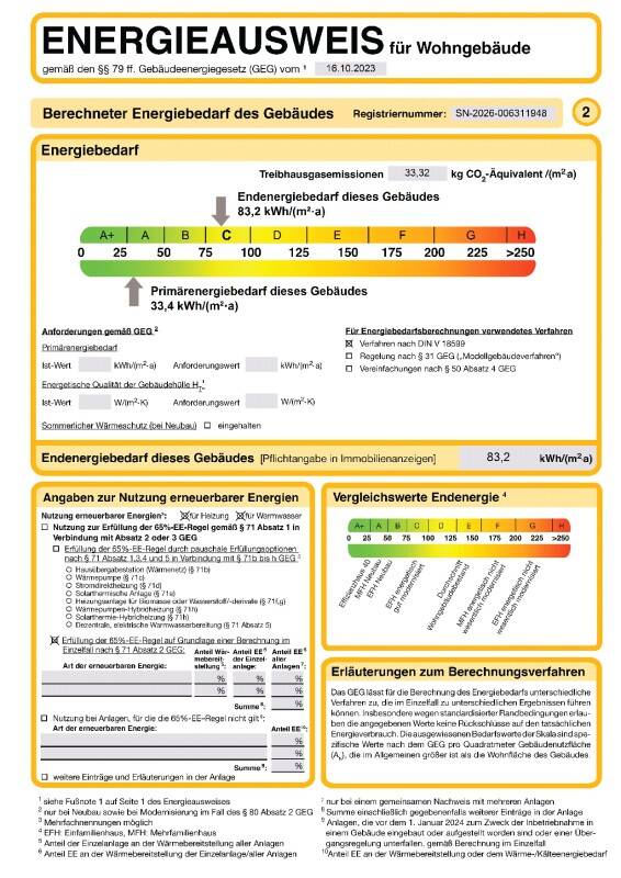 Erstbezug : Exklusiver Neubau im Zentrum mit Balkon, Fußbodenheizung und Parkett! – Chemnitz – Vorschaubild 7