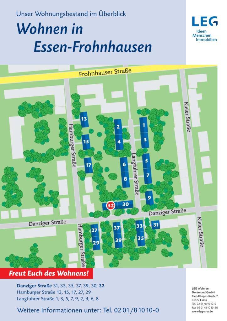 Demnächst frei! 2-Zimmer-Wohnung in Essen Frohnhausen – Essen – Vorschaubild 2