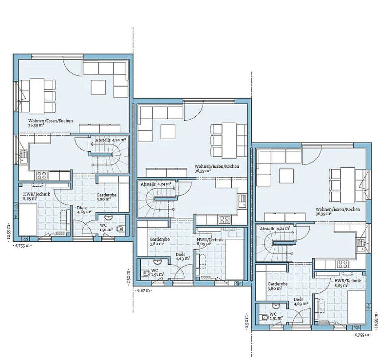 Individuelles Reihenhaus in Münster Handorf - Ihr Traumhaus von Hanse Haus – Münster – Vorschaubild 4