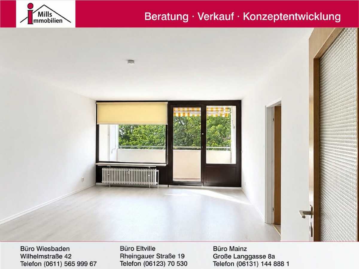 Wiesbaden-Delkenheim: Großzügige 2 ZKB mit Wohnküche, Loggia und Aufzug – 65205 Wiesbaden – Bild 1 von 7