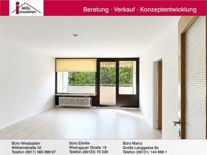 Wiesbaden-Delkenheim: Großzügige 2 ZKB mit Wohnküche, Loggia und Aufzug – 65205 Wiesbaden – Vorschaubild 1