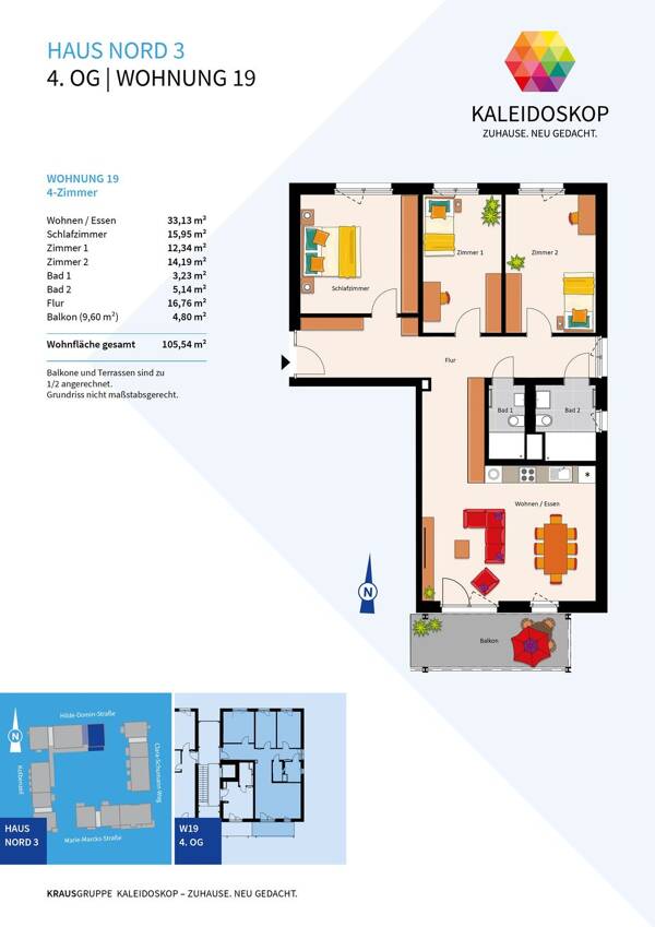 Etagenwohnung in 69126 Heidelberg mit 105,54 m² kaufen
