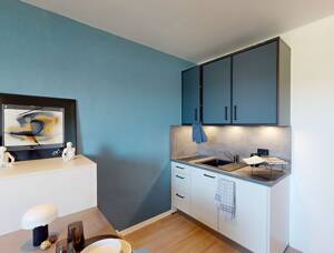 1 Monat mietrfei! Neubau-Studentenapartment im Quartillion - möbliert & top Lage! – 65197 Wiesbaden – Vorschaubild 2