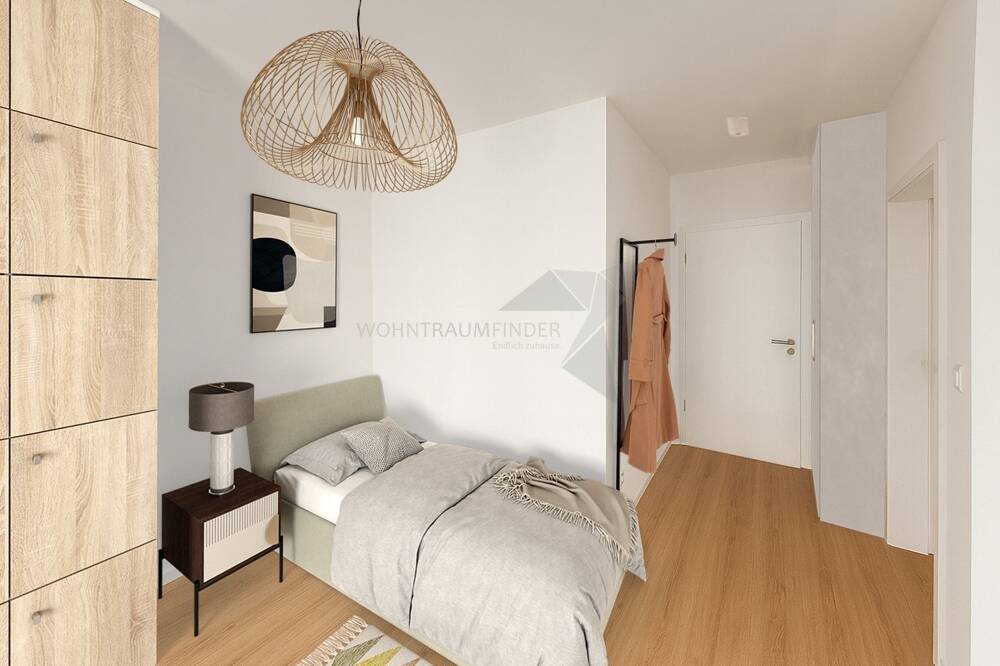 ++ Angebot! ++ Erstbezug nach Neubau: 1-Zimmer-Wohnung mit Balkon und Einbauküche am Kulturpalast – Chemnitz – Vorschaubild 9