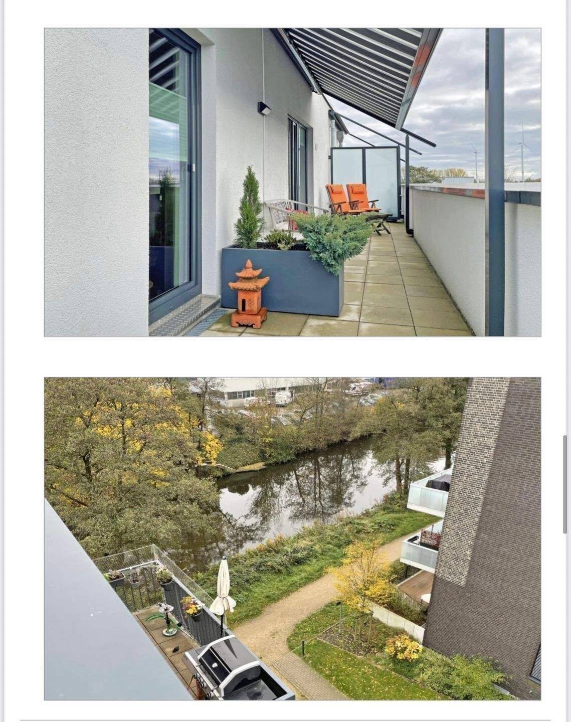 Echternach Immobilien: ... vollmöblierte 2 Zi.- Neubau- Penthouse-Wohnung in guter Lage! – Hamburg – Vorschaubild 9