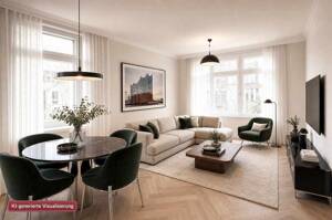 Generalsviertel: Exklusive Etagenwohnung mit Balkon - Wohnen in sanierter Stadtvilla – 20253 Hamburg – Vorschaubild 4