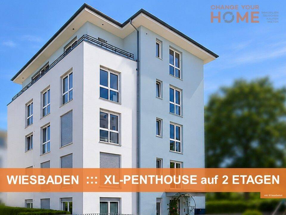 203 m²-PENTHOUSE mit BLICK ::: 4 ZI + große DACHTERRASSE + 2 ETAGEN