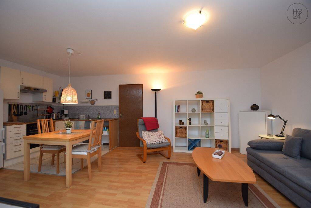 Helles möbliertes Apartment mit Küche, Internet und Stellplatz in Leverkusen – Leverkusen – Vorschaubild 8