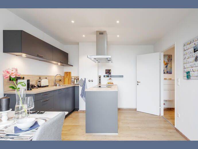 Möbliert: Zeitlos möblierte 1,5-Zimmer Wohnung – München – Vorschaubild 5