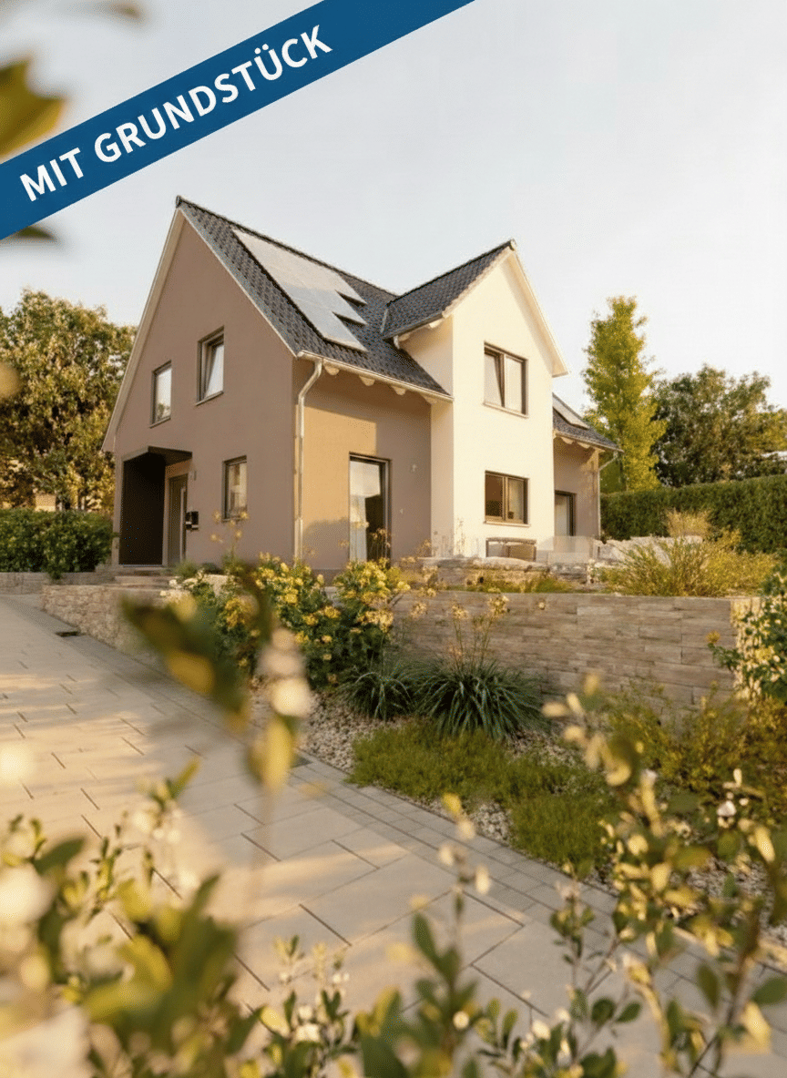 Strahlend und lauschig - ein Traumhaus für die Familie