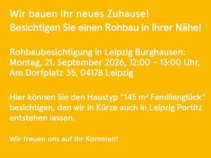 Rohbaubesichtigung im benachbarten Wohnpark 21.9. von 12 - 13 Uhr: 145 m² Familienglück in Leipzig – 4349 Leipzig – Vorschaubild 2