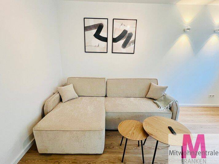 Exklusive, möblierte 2-Zimmer Designwohnung mit Flair und Balkon zum Erstbezug – Nürnberg – Bild 1 von 9