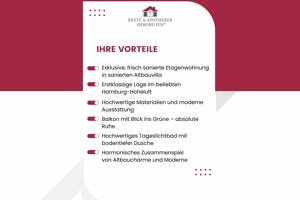 Grünes Wohnglück im Generalsviertel: Stilvolle Etagenwohnung in kernsanierter Stadtvilla! – 20253 Hamburg – Vorschaubild 2