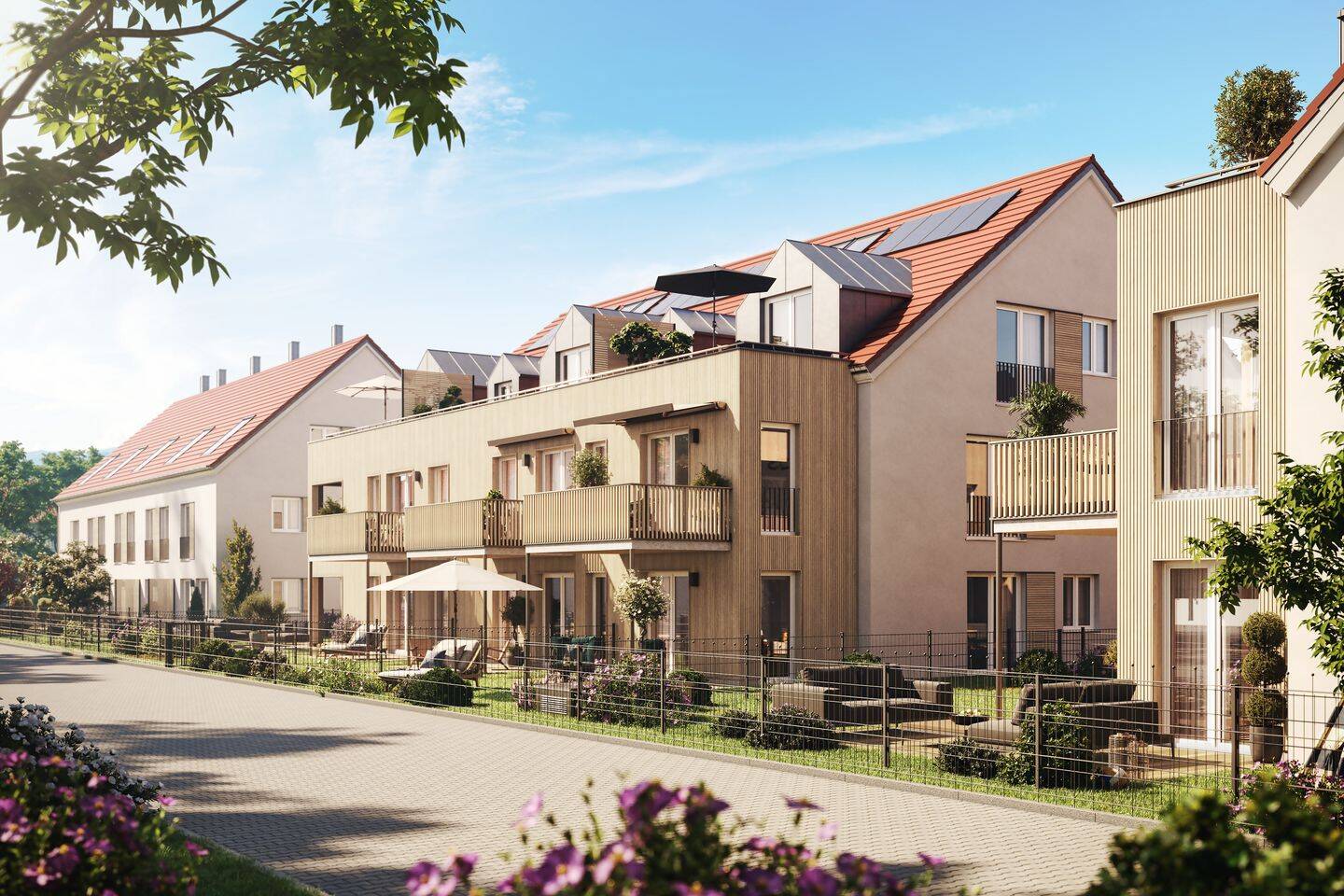 Neubau einer tollen 3-Zimmerwohnung mit großzügigem Südbalkon