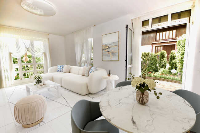 Lichtdurchflutete Garten-Maisonettewohnung in ruhiger Lage - Wohnen in einer kleinen Wohnanlage! – München – Bild 1 von 9