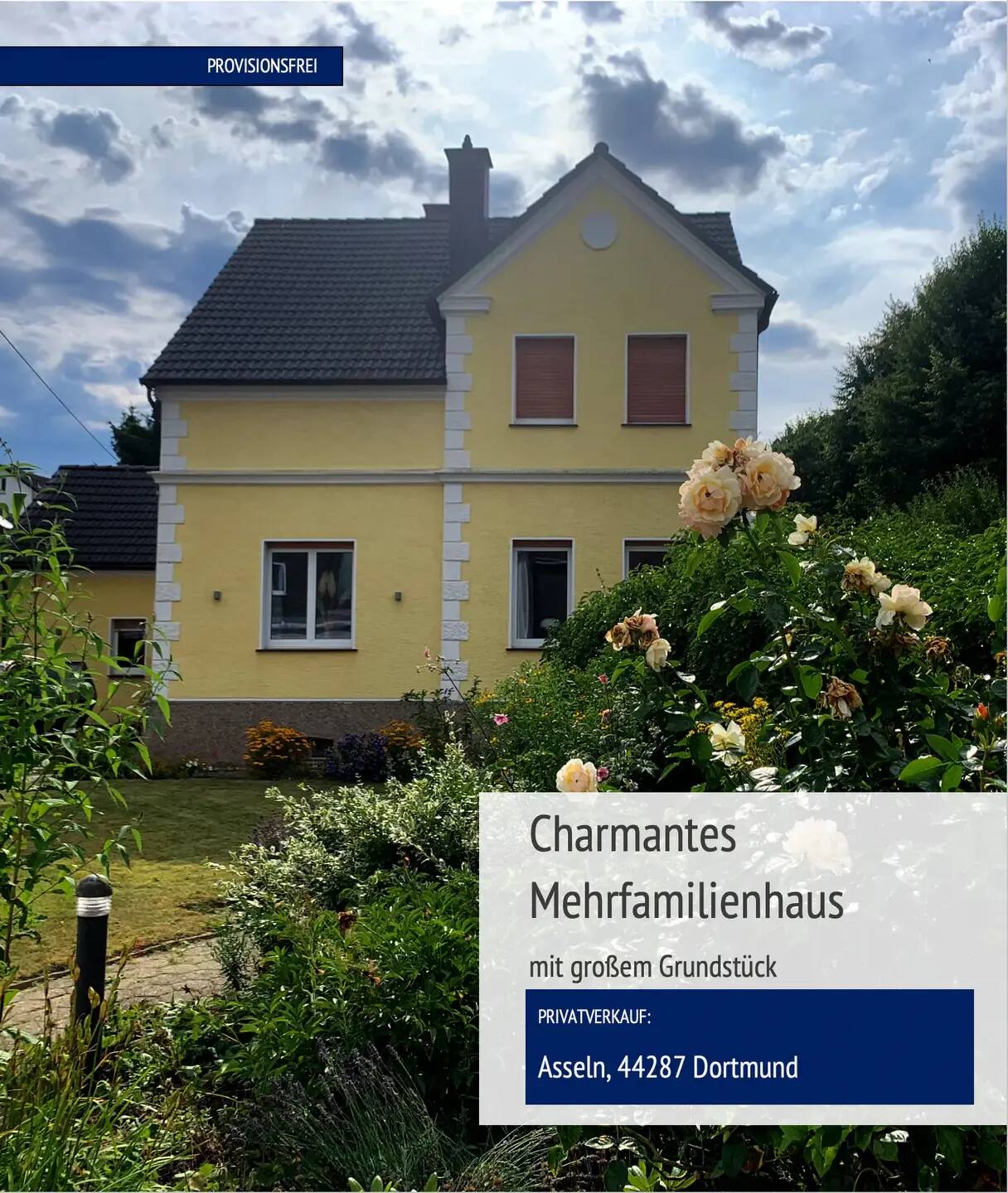 PROVISIONSFREI: Charmantes Zweifamilienhaus mit großem Grundstück – Dortmund – Bild 1 von 9