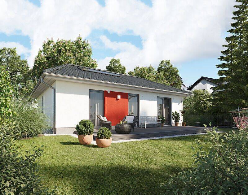 Bungalow 78 massiv gebaut, Preis inkl. Grundstück – Damflos – Bild 1 von 6
