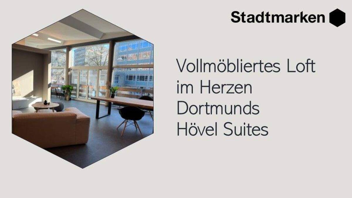 Vollmöbliertes Loft im Herzen Dortmunds I Hövel Suites – 44137 Dortmund – Bild 1 von 6