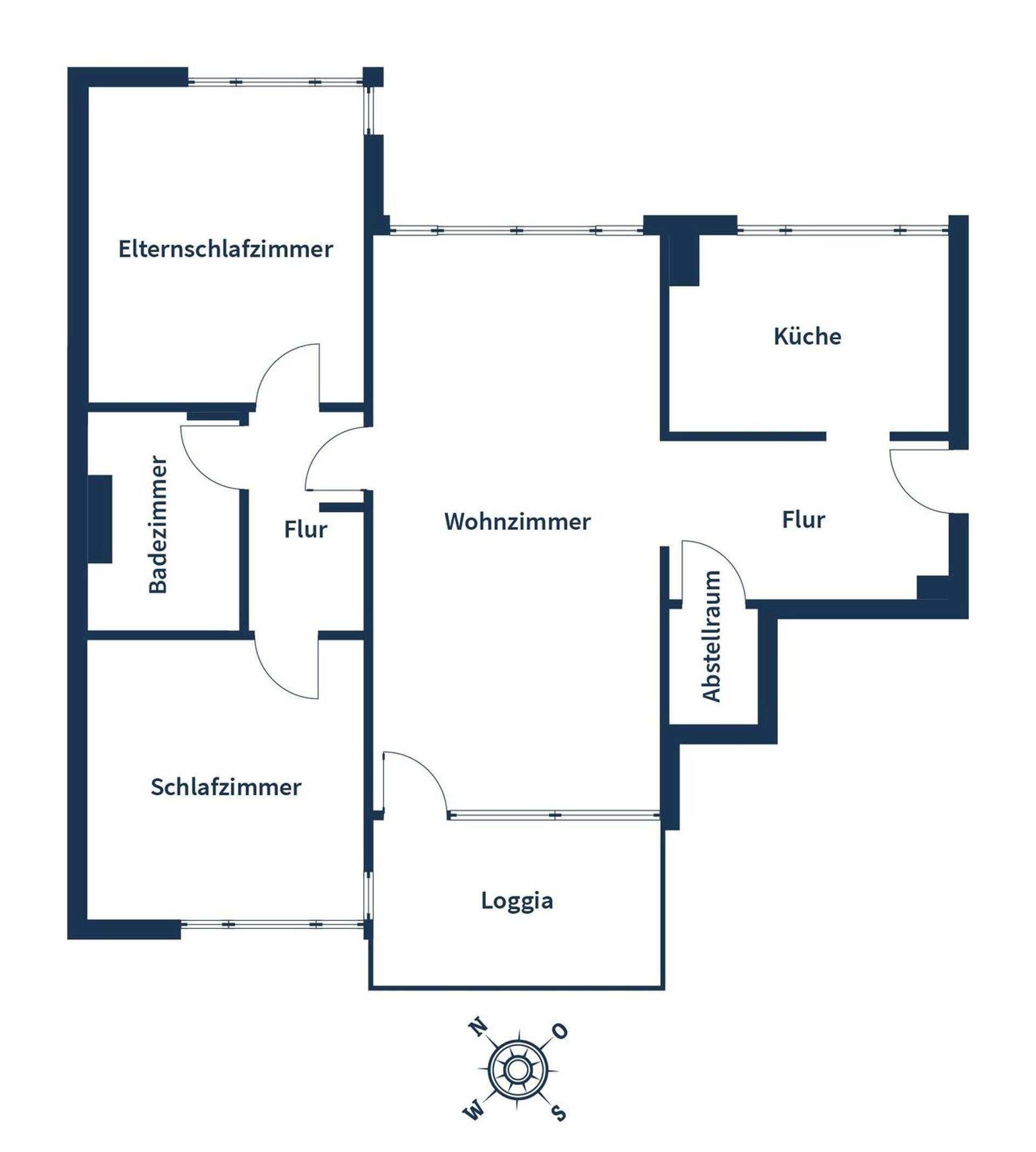 Etagenwohnung in 50769 Köln Chorweiler mit 79 m² kaufen