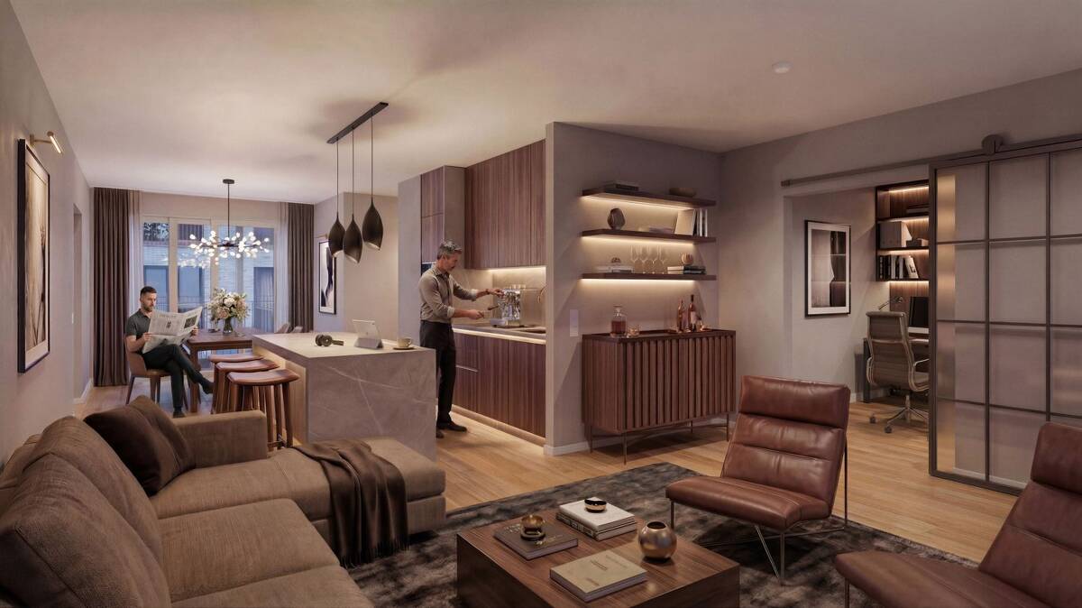 4 Zimmer | 102,71 m² Vier Zimmer für Menschen, die Stadt und Rückzug verbinden möchten – 22087 Hamburg – Bild 1 von 9