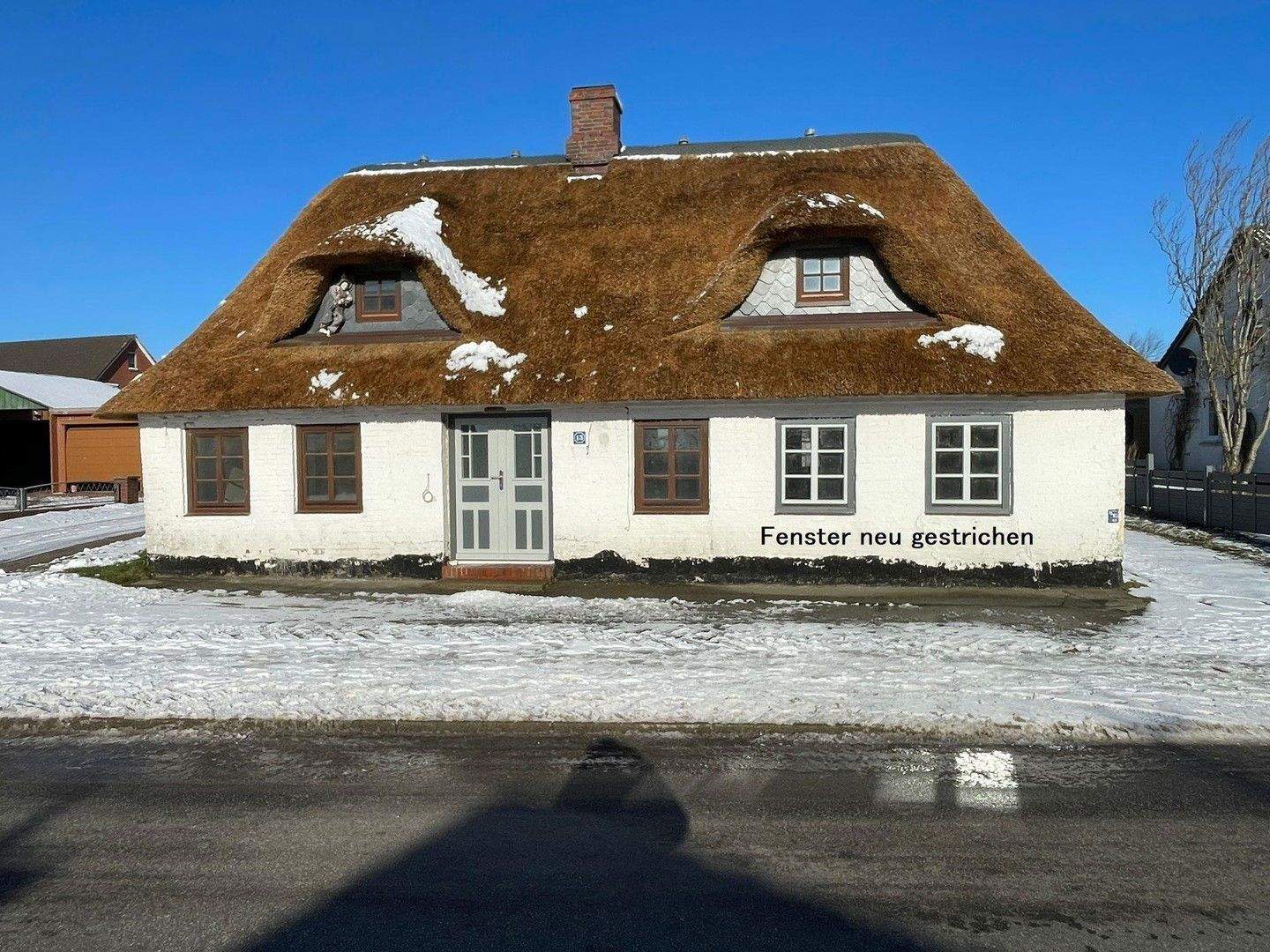 Reetdachhaus Wester-Ohrstedt/Nordsee 100m2 WF, 350m2 GS, Frei – Wester-Ohrstedt – Bild 1 von 9