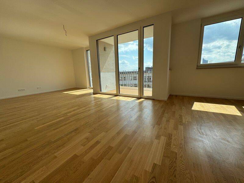 Attraktiv! 4-Zimmer-Wohnung mit 2 Balkonen und traumhafter Aussicht im Erstbezug – Leipzig – Vorschaubild 2