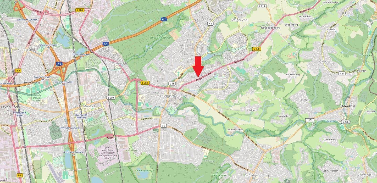 helle 2-Zimmer-Wohnung mit moderner Ausstattung und Blick ins Grüne – Leverkusen – Vorschaubild 6