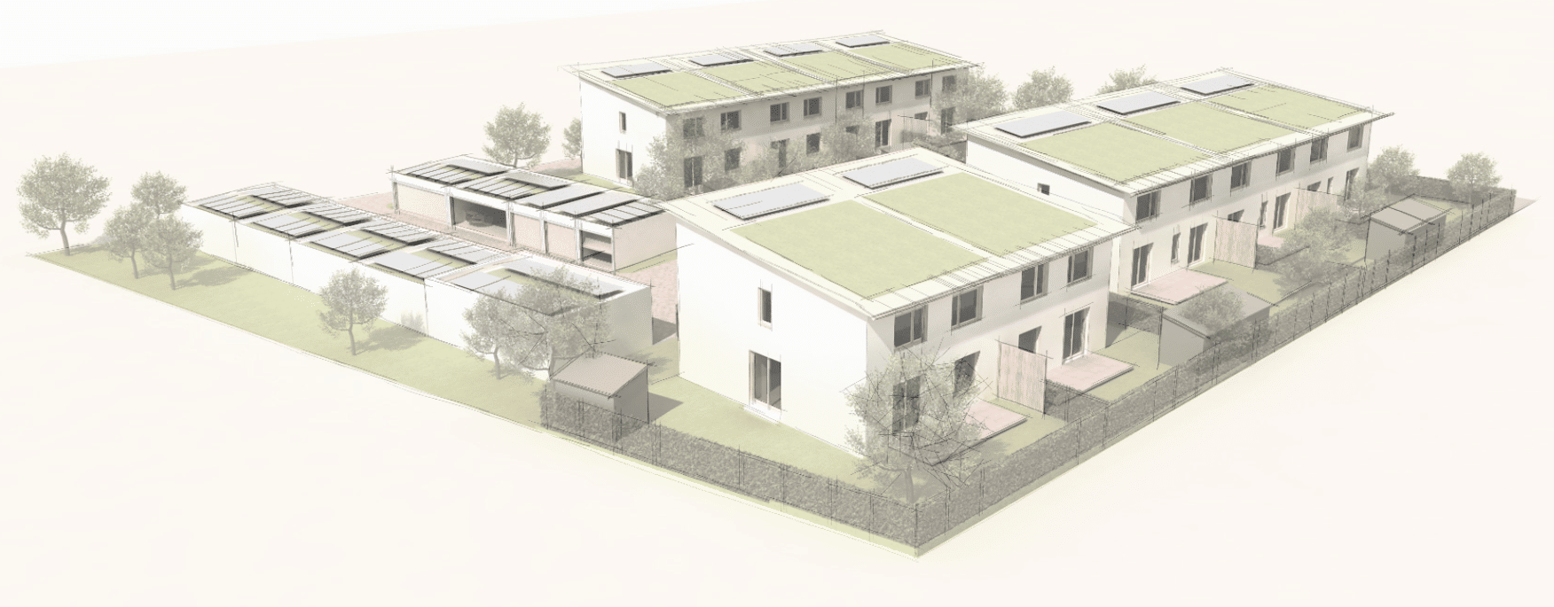 Quartiersentwicklung Birkenweg Süd Reiheneckhaus Dreispänner 3c – Haimhausen – Bild 1 von 6